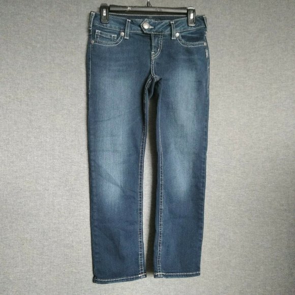 Silver Jeans Tuesday Low Capri Super Stretch - Picture 2 of 7